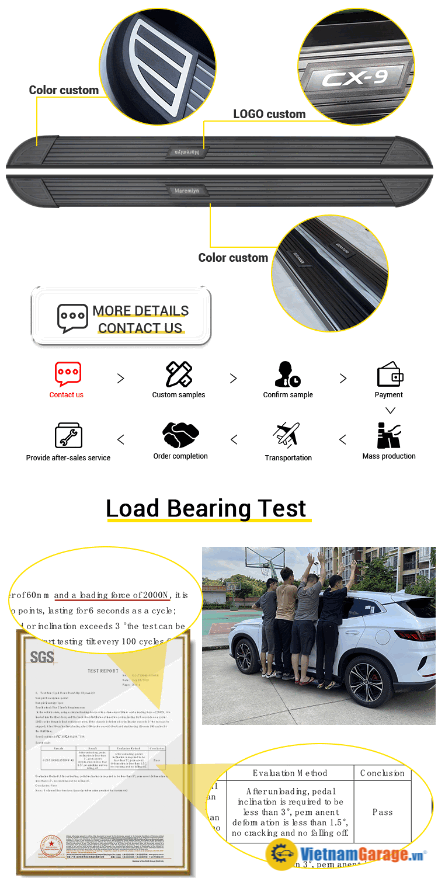 Bậc Dẫm Lên Xuống Cho Xe Kia Carnival - Image 4