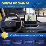 Camera 360 Owin LVDS cho xe VinFast VF3 Carplay