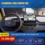 Camera 360 Owin LVDS cho xe VinFast VF3 Carplay